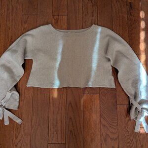 Aritzia Wilfred Sweater Crop Top